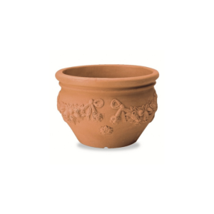 VASO RESINA cache-pot festonato