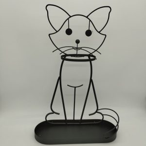PORTAOMBRELLI GATTO STILIZZATO IN FERRO