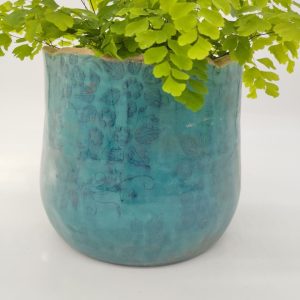 PORTAVASO in ceramica turchese - immagine 4