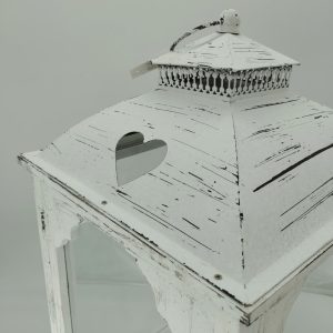 LANTERNA BIANCA CON CUORE - immagine 3