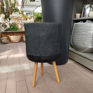 ALZATINA PORTAVASO con piedini in legno - immagine 3