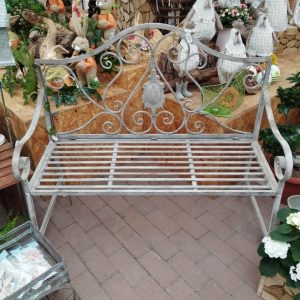 PANCHINA IN FERRO stile shabby chic